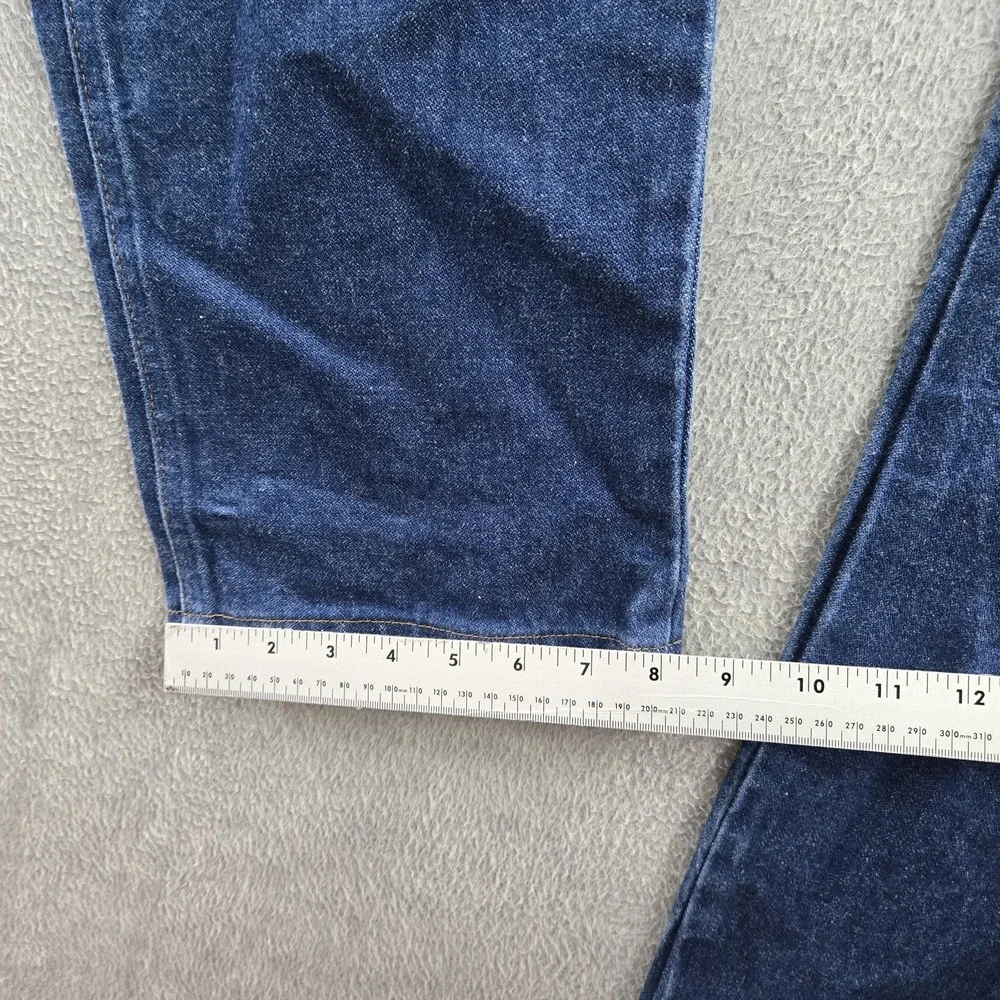 Wrangler‎ Men Jeans 38X36 Blue Denim 13MWZ Cowboy Cut Original Fit Button Rivet